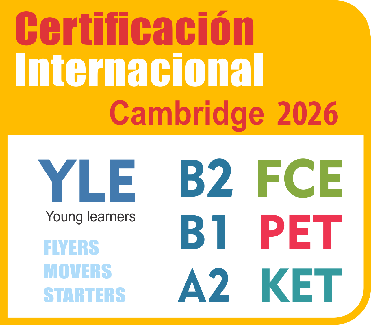 Certificacion  internacional Cambridge con Funny English Peru